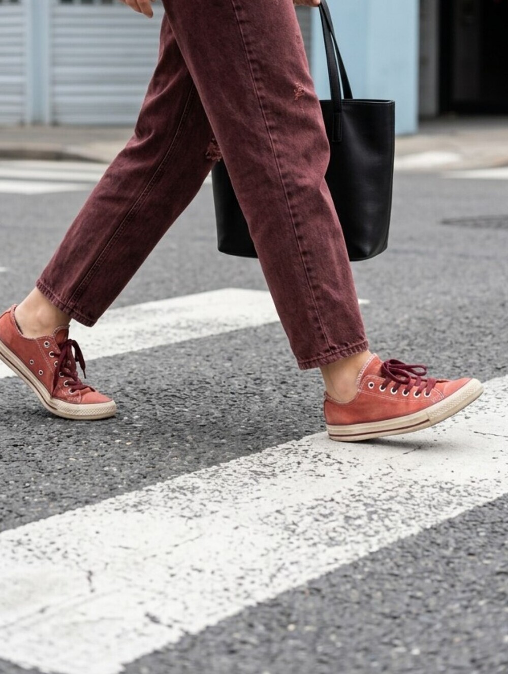 Leather Insole Converse Red Sneakers Streetwear Casual Coastal
